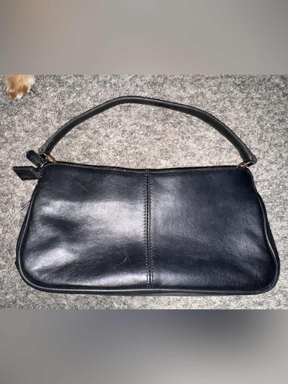 Giani Bernini Black Leather Shoulder Bag
